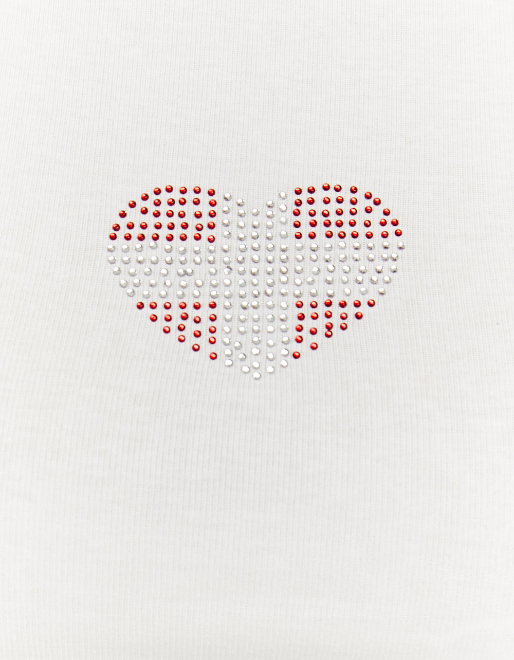 Printed Cropped T-shirt | Off White