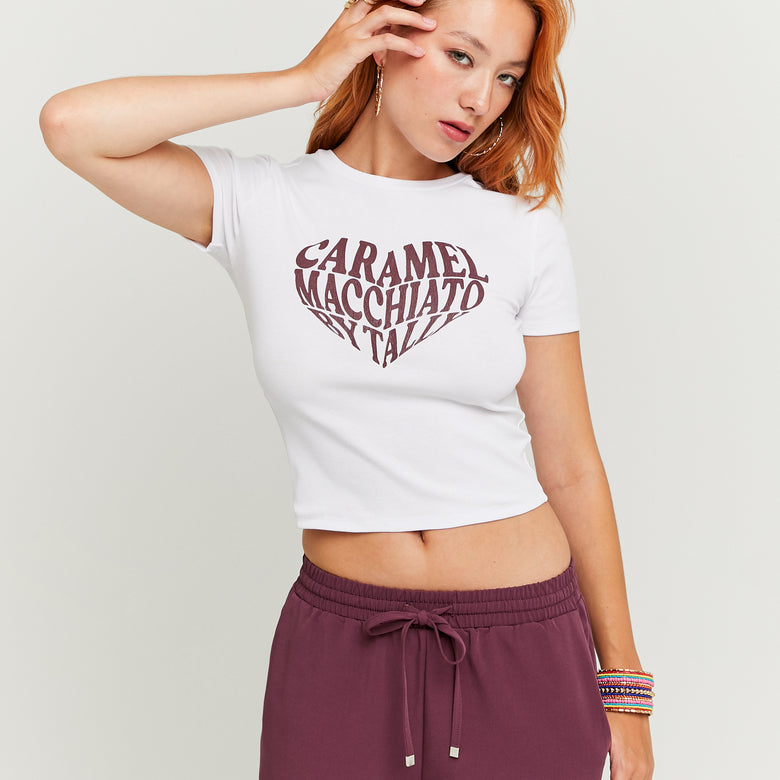 Printed T-shirt | White