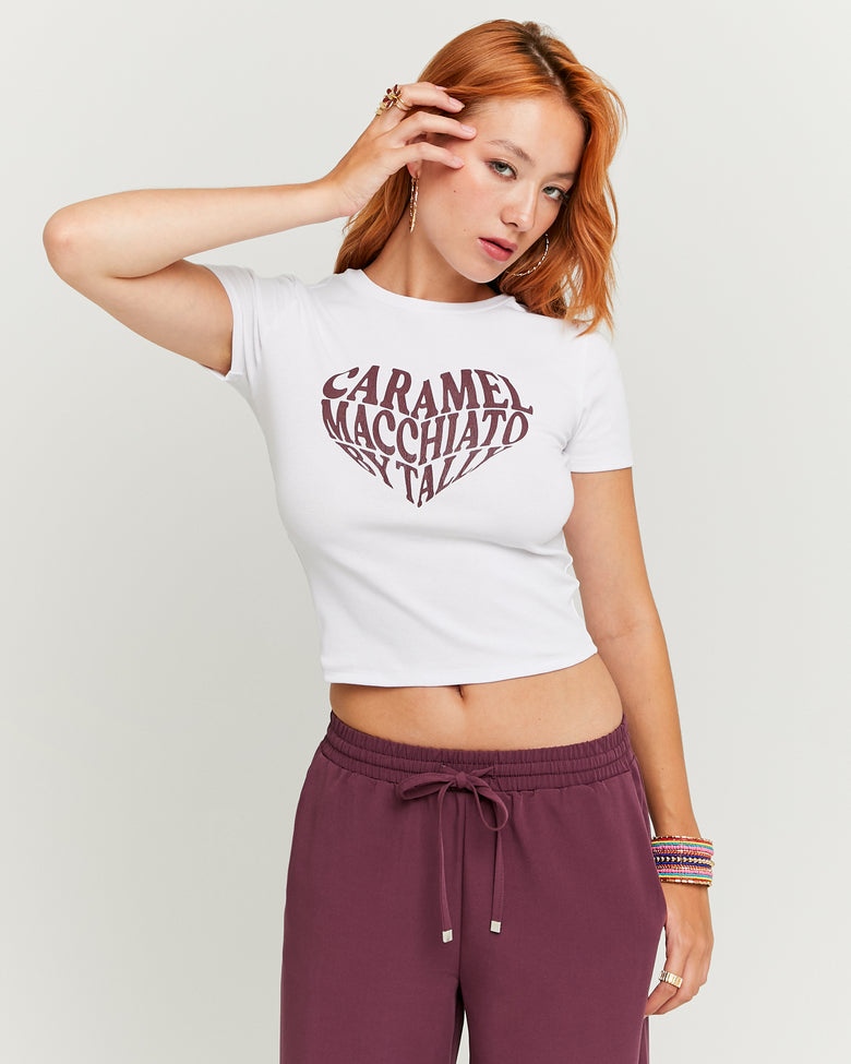 Printed T-shirt | White