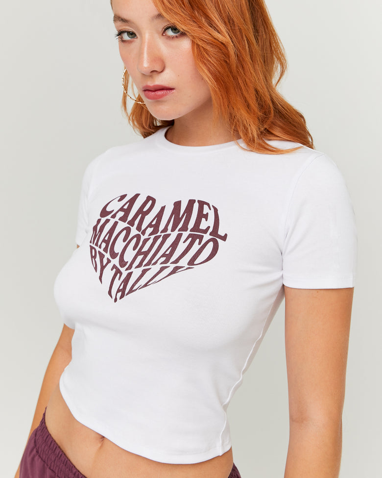 Printed T-shirt | White