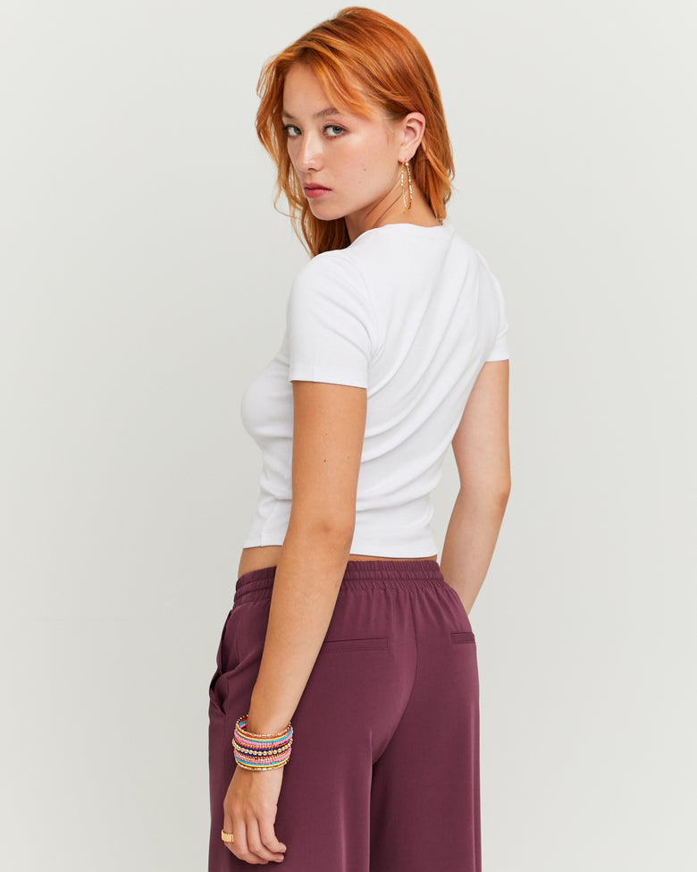 Printed T-shirt | White