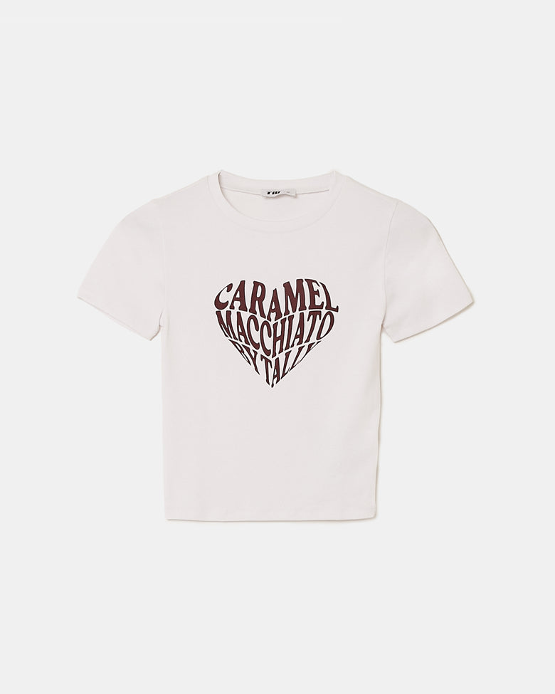 Printed T-shirt | White