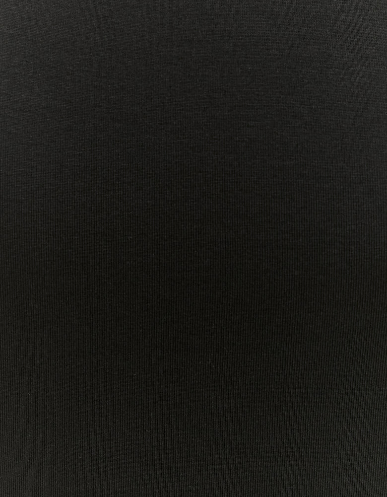 V- Neck T-shirt | Black