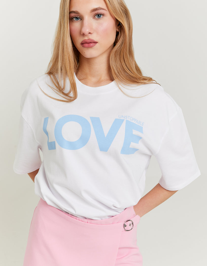 T-shirt with Print | White