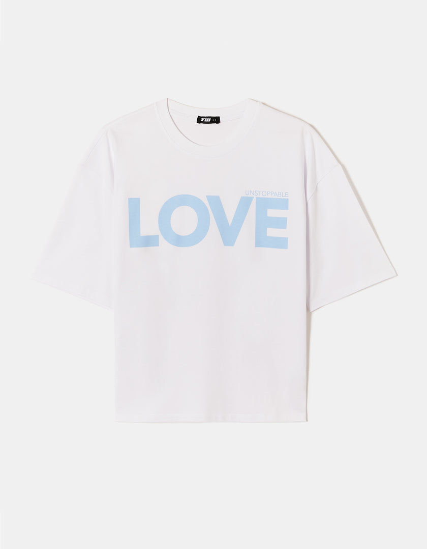 T-shirt with Print | White