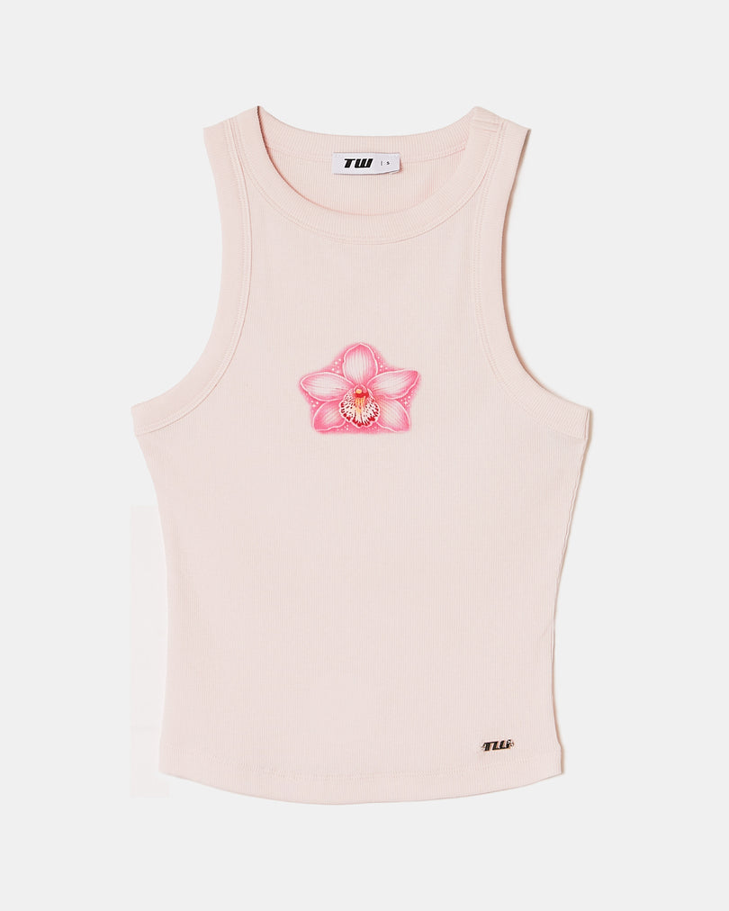 Printed Tank Top | Pink