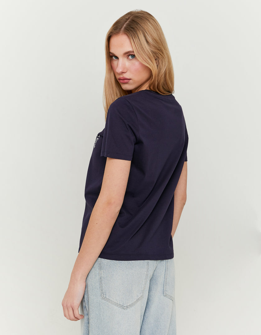 T-shirt with Print | Navy