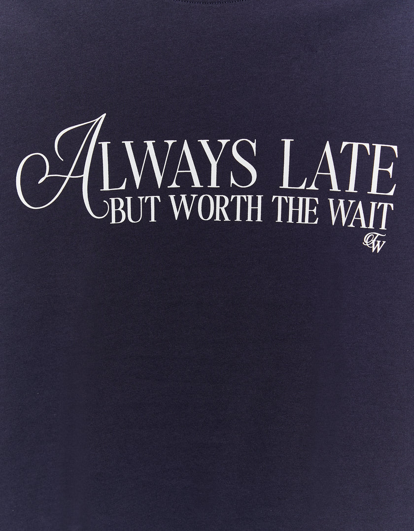 T-shirt with Print | Navy