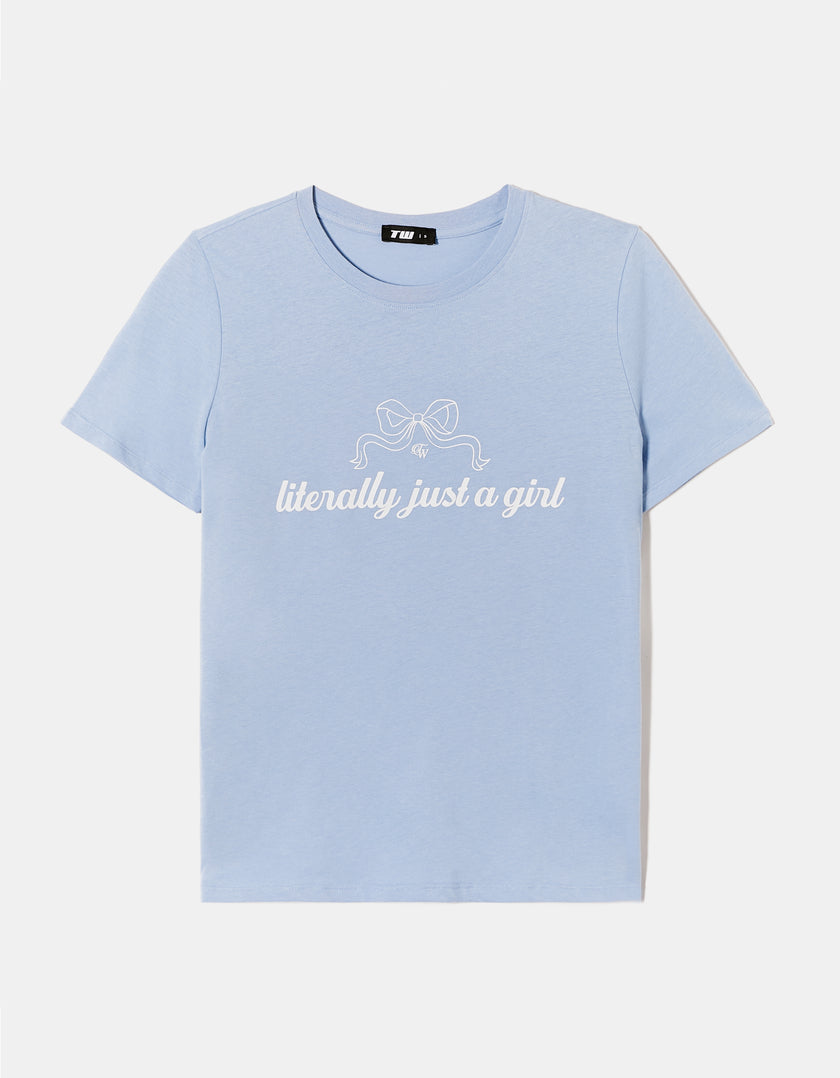 T-shirt with Print | Blue