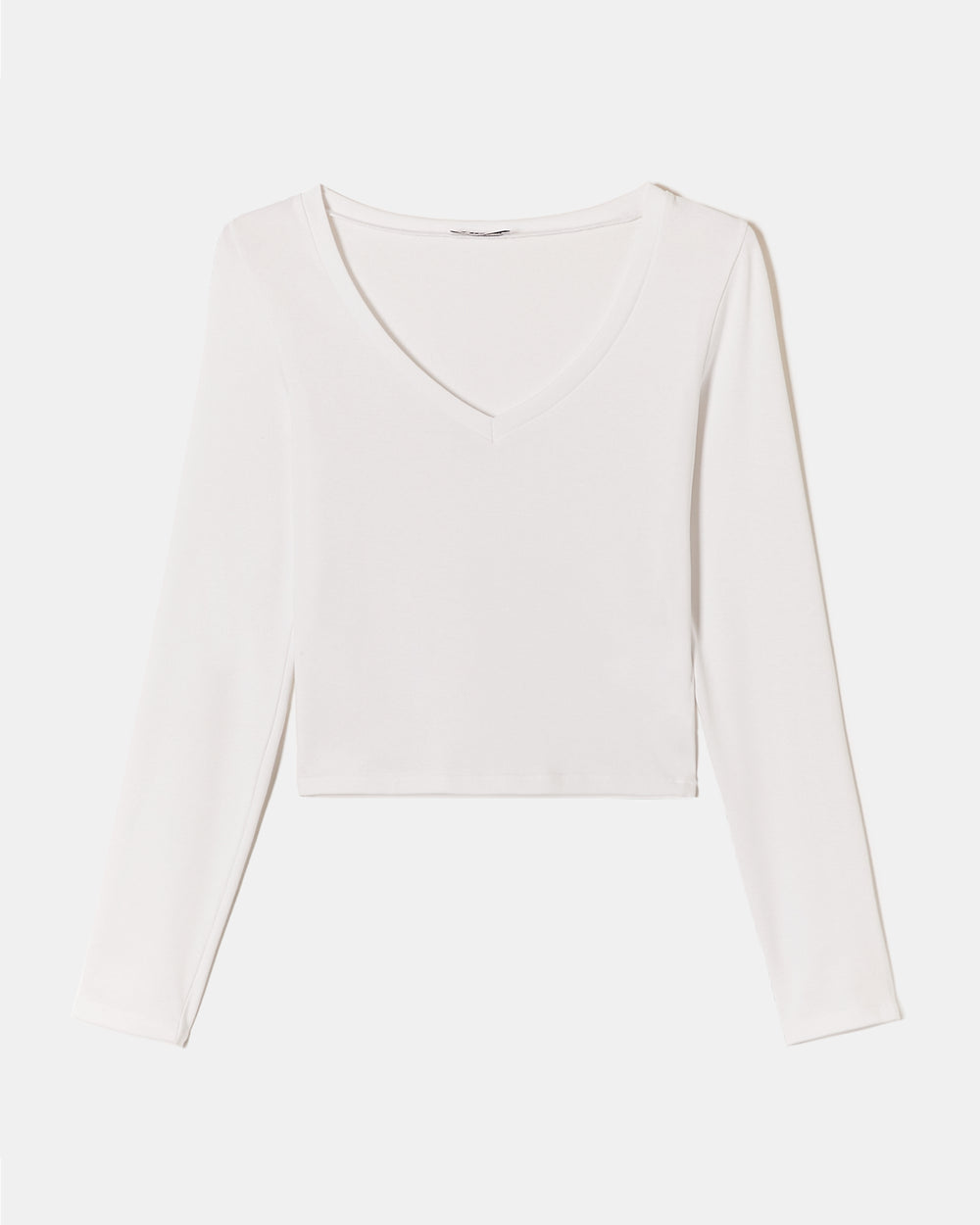 Basic T-shirt long sleeves | White