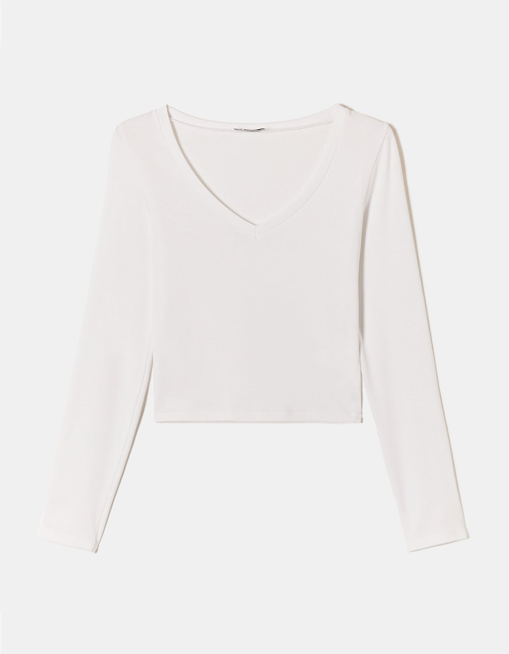 Basic T-shirt long sleeves | White