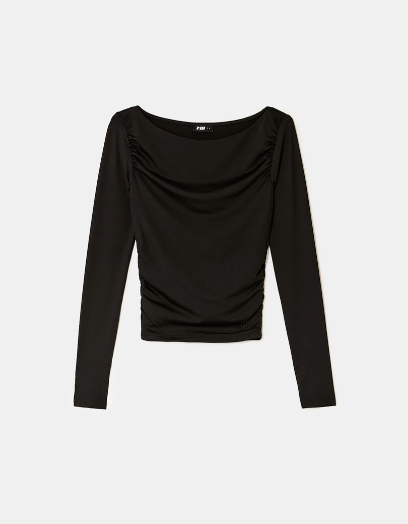 Asymmetrical Top | Black