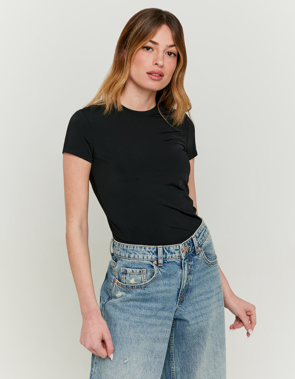 Basic T-shirt Short Sleeves | Black