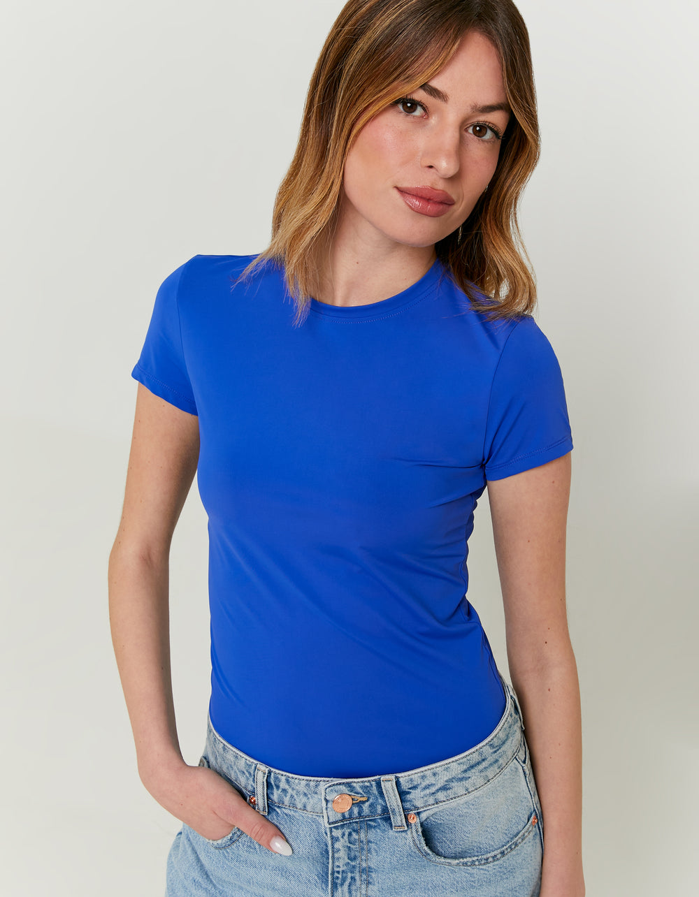 Basic T-shirt Short Sleeves | Royal Blue