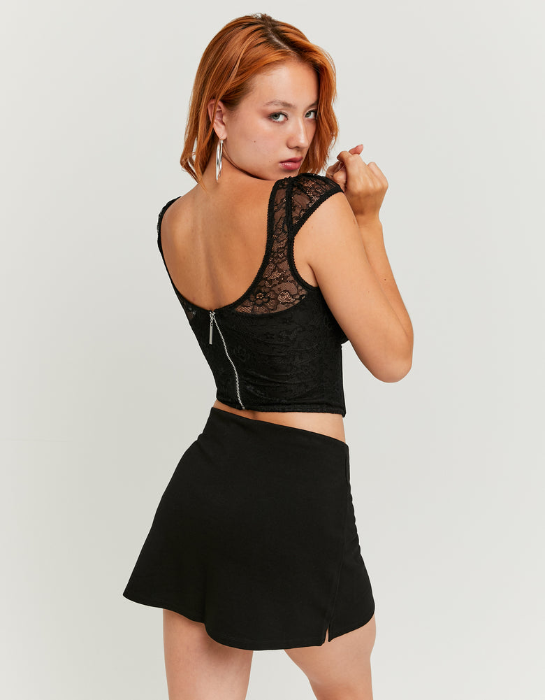 Lace Top | Black
