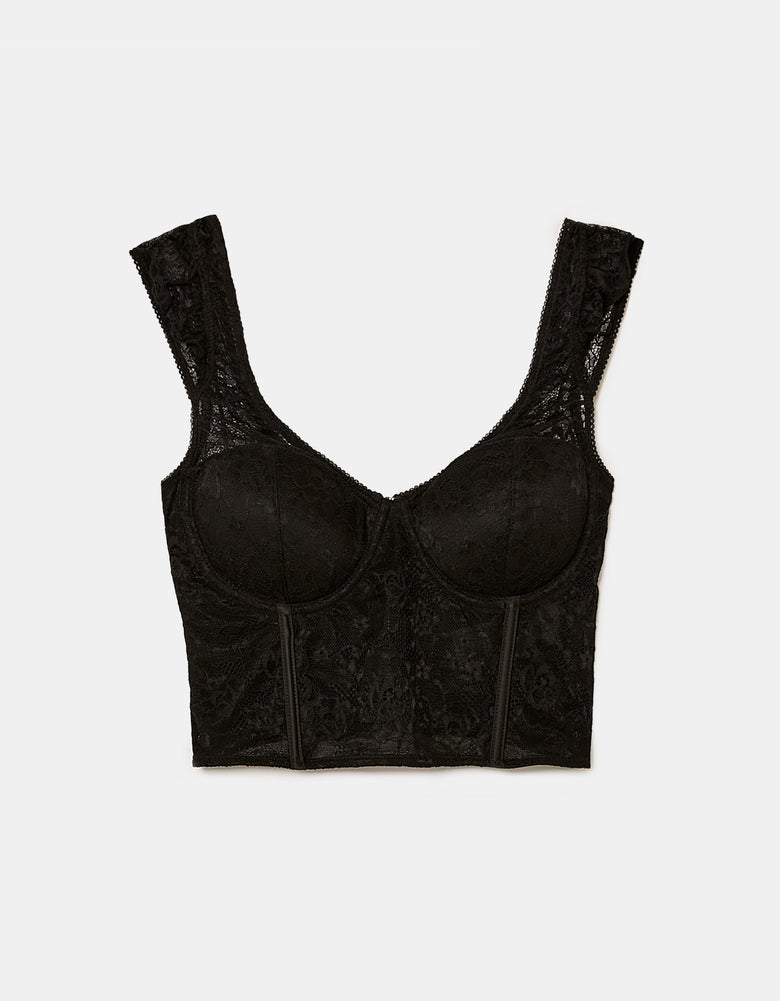 Lace Top | Black