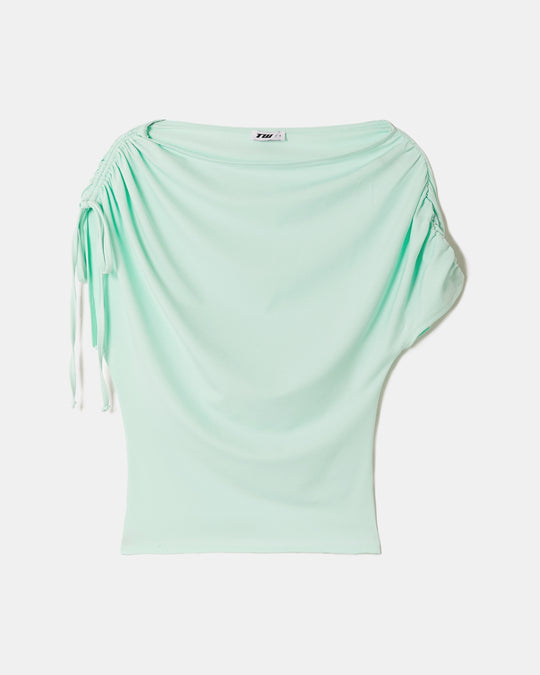 Asymmetric Top | Aqua Green
