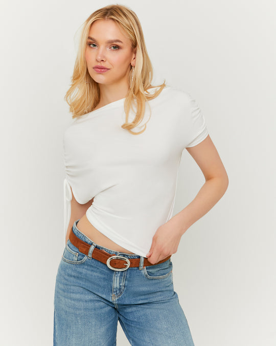 Asymmetric Top | Off White
