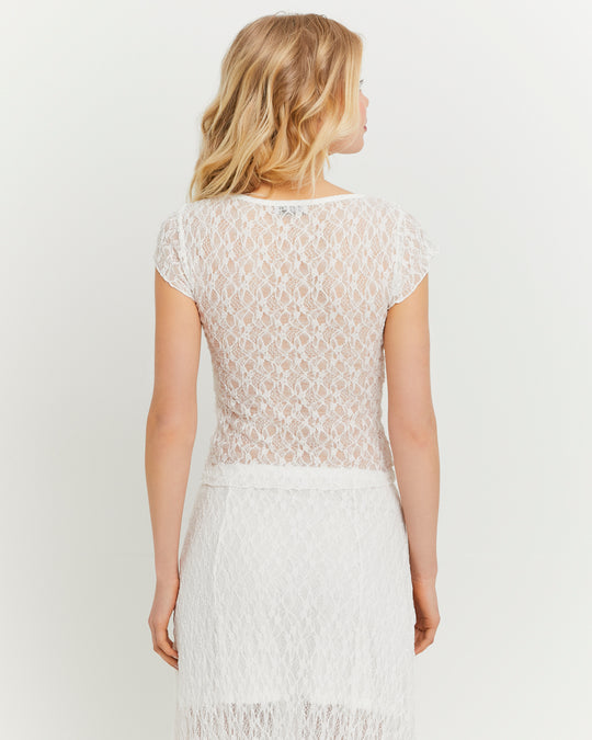 Lace Top | Off White