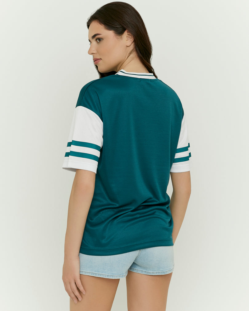 Oversized Printed T-Shirt | Green