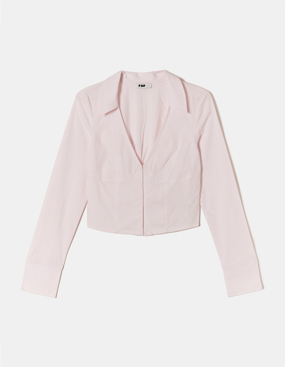 Striped Fitted Shirt | Pink