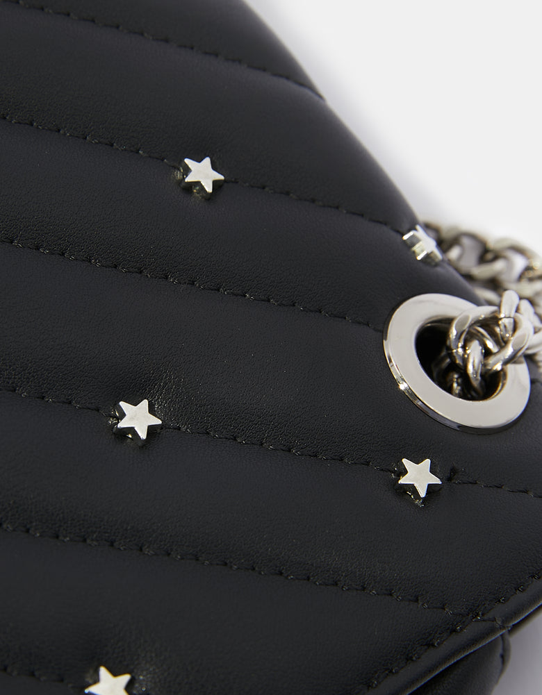 Bag with Rhinestones | Black