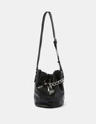Bag With Metallic Chain | Black