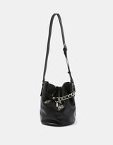 Bag With Metallic Chain | Black