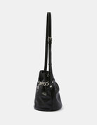Bag With Metallic Chain | Black
