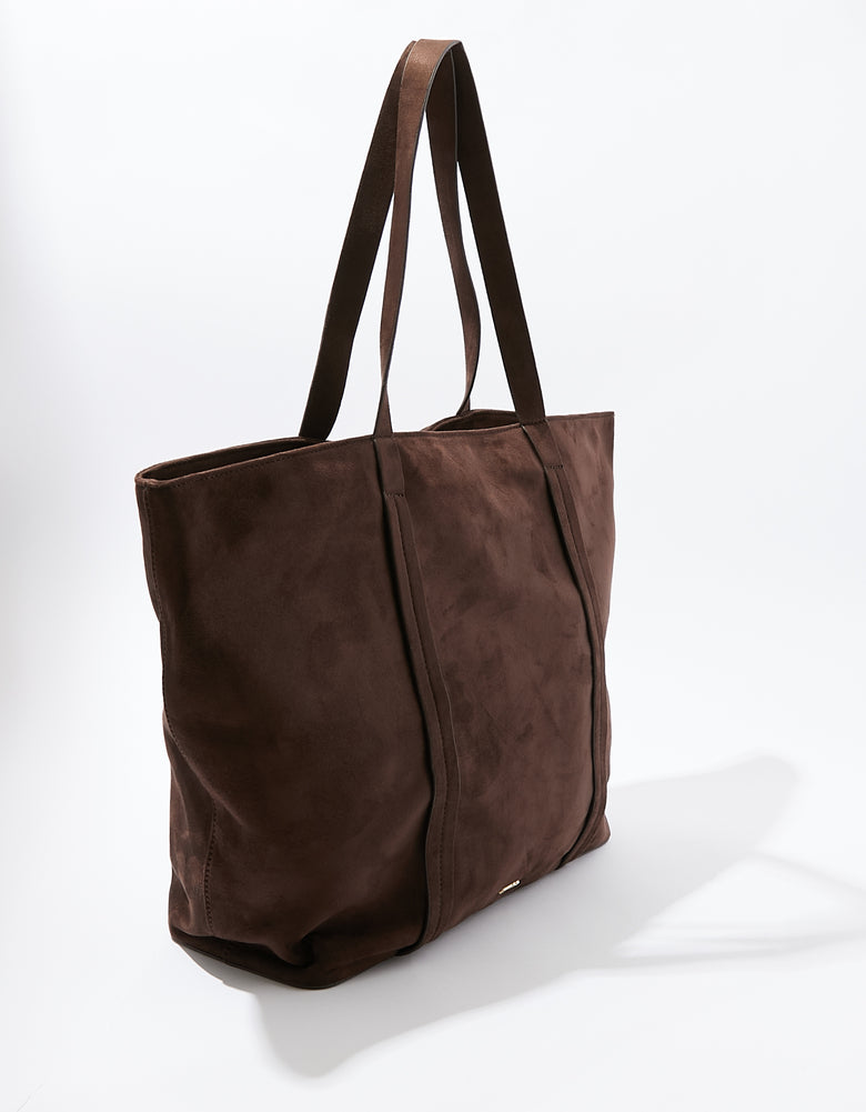 Bag in Suede | Brown