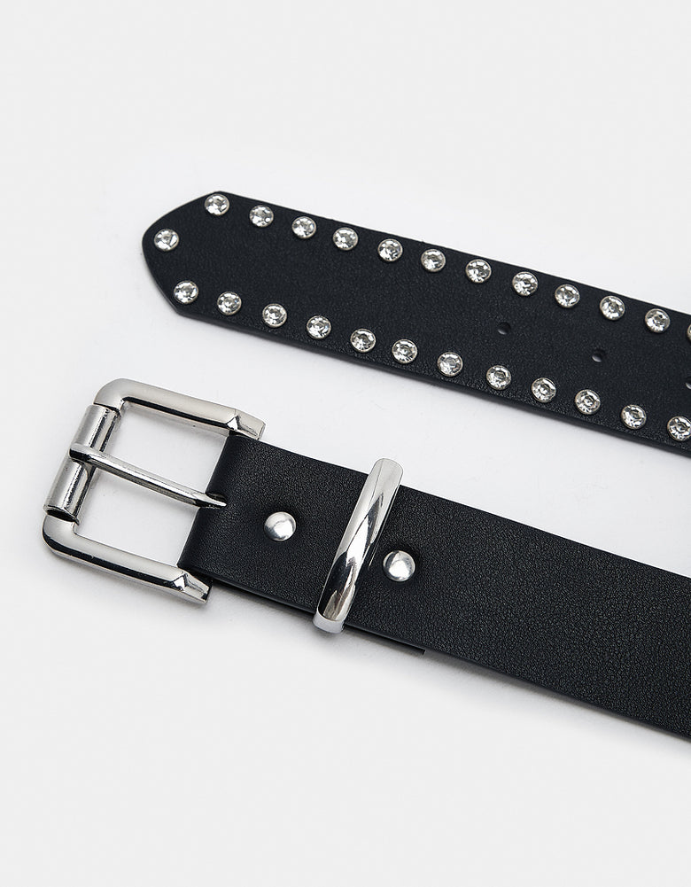 Black Studded Belt | Black