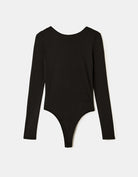 Open Back Bodysuits | Black