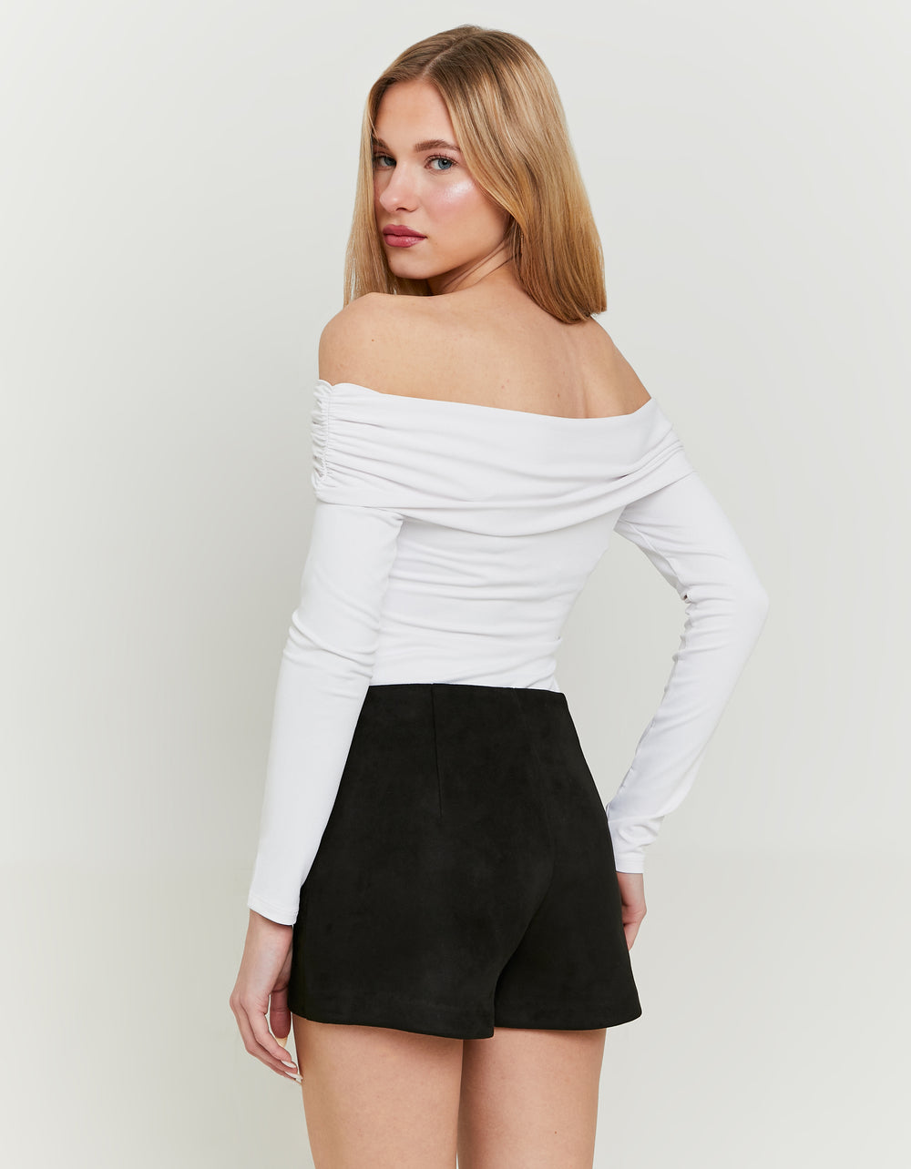 Off Shoulder Bodysuit | White
