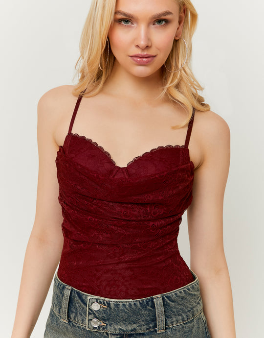 Lace Bodysuit | Bordeau