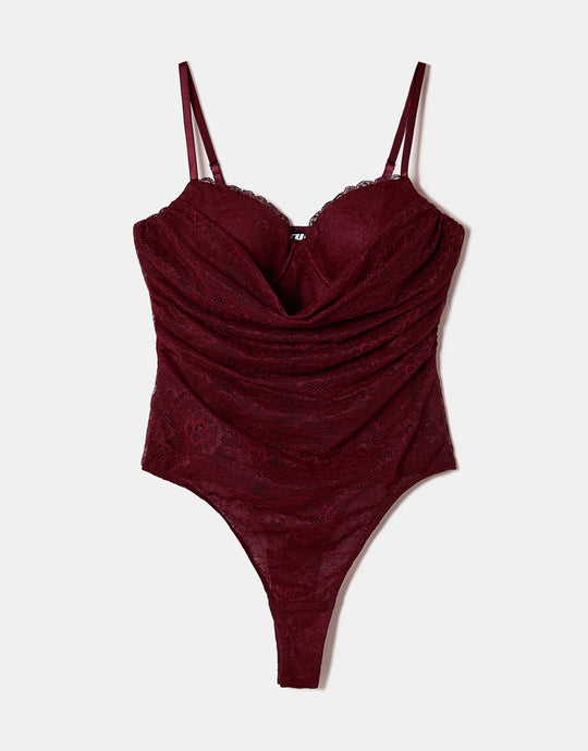 Lace Bodysuit | Bordeau
