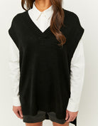 Sleeveless Jumper | Black