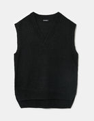 Sleeveless Jumper | Black
