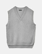 Sleeveless Jumper | Grey