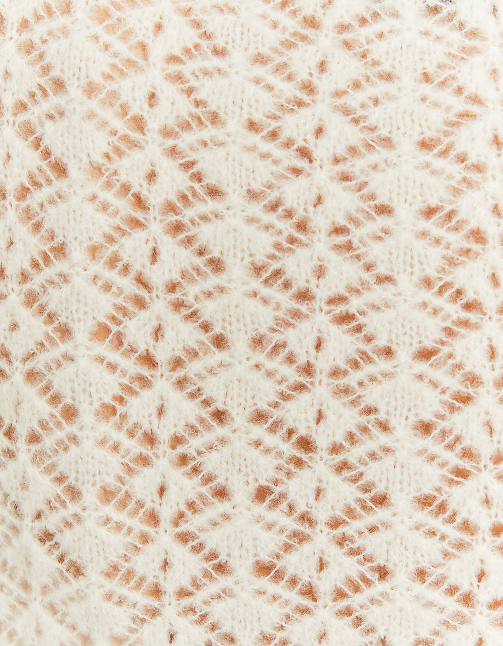 Fitted Cropped Cardigan Long Sleeves | Off White