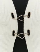 Cardigan with Buckles | Off White