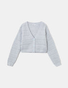 Cropped Cardigan | Grey