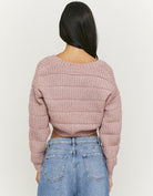 Cropped Cardigan | Pink