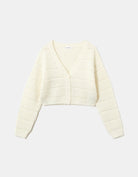 Cropped Cardigan | Off White