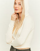 Knit Cardigan with Hood | Off White