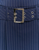 Jumpsuit with Pinstripes | Navy Striped