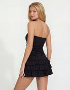 Mini Jumpsuit Dress | Black