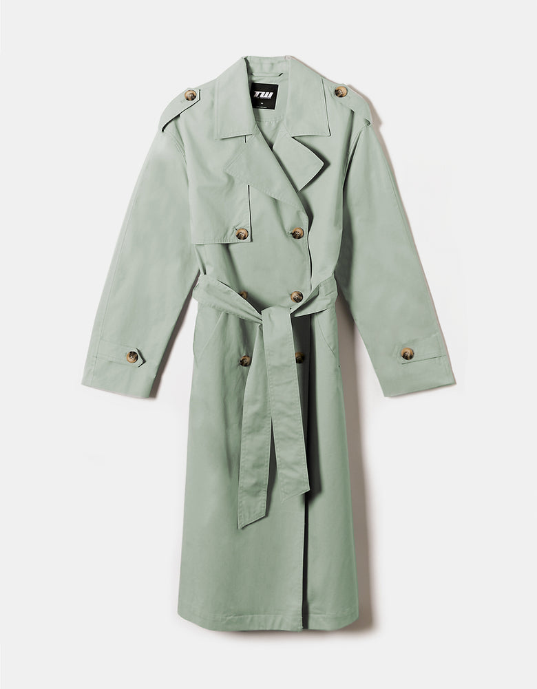Long  Trenchcoat | Leaf