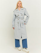 Long  Trenchcoat | Grey