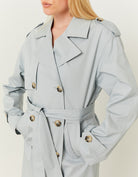 Long  Trenchcoat | Grey