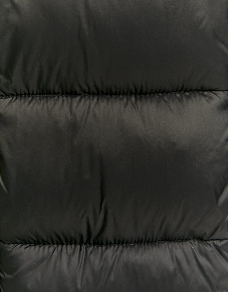 Long Light Padded Coat | Black